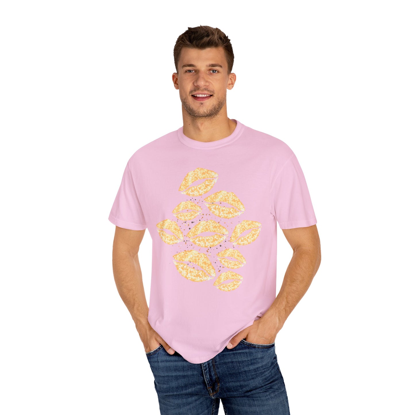 Gold Smooches Summer Boxy Tee