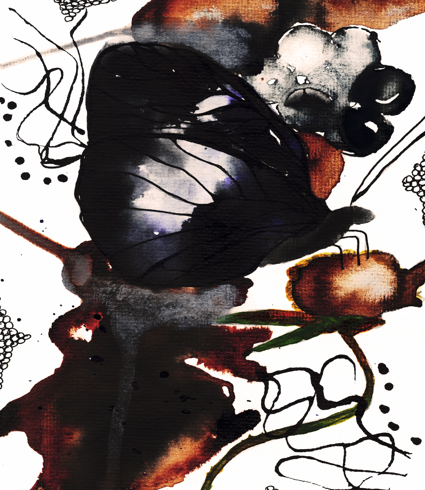 Moth to a Flame Duvet Cover