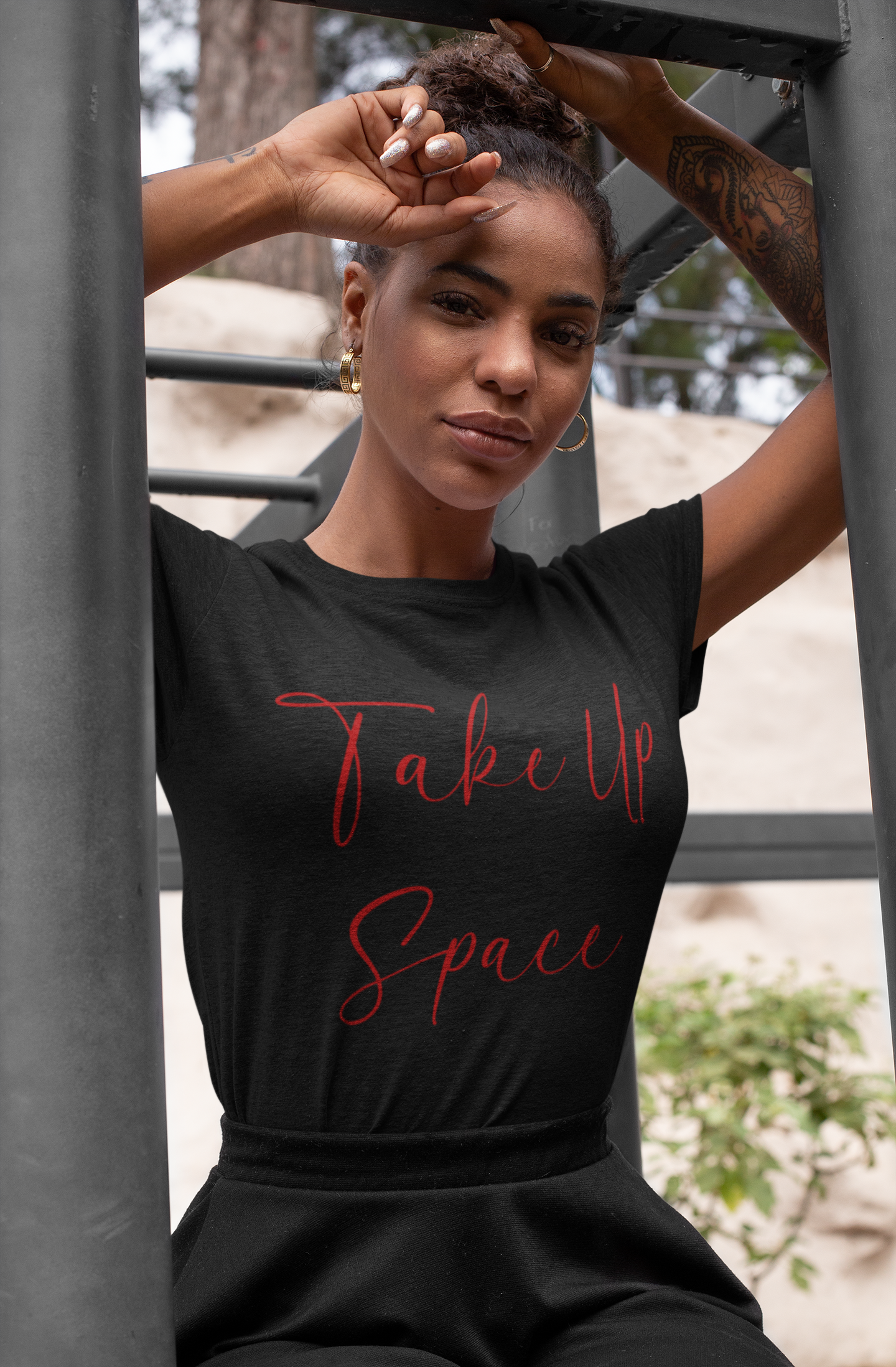 Take Up Space Baby Tee