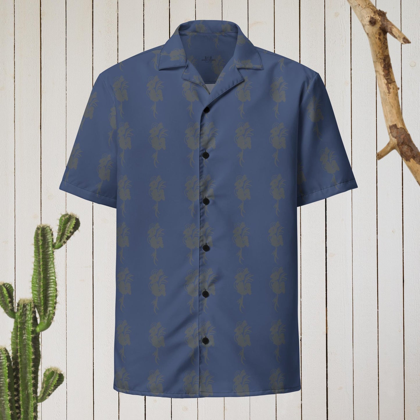 Midnight Paradisio Button Shirt