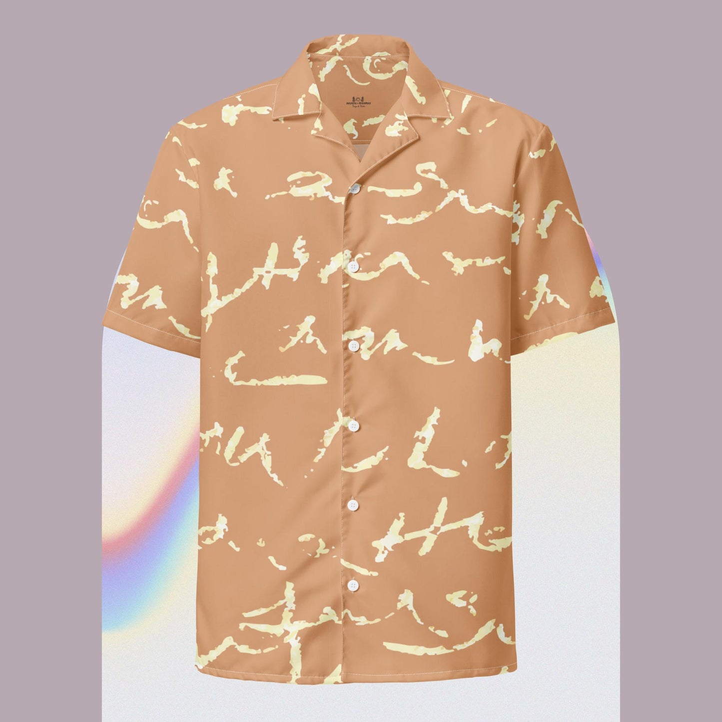 Paradisio Script Button Shirt