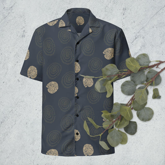 Tidal Swirl Button Shirt