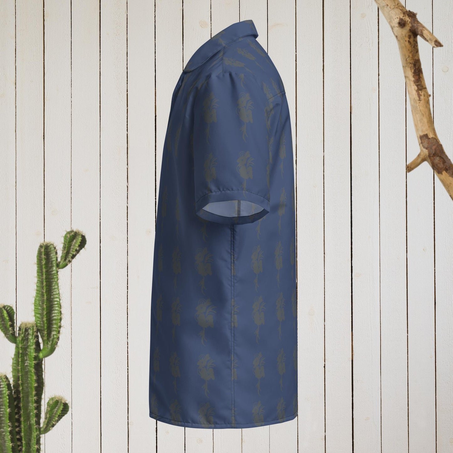 Midnight Paradisio Button Shirt