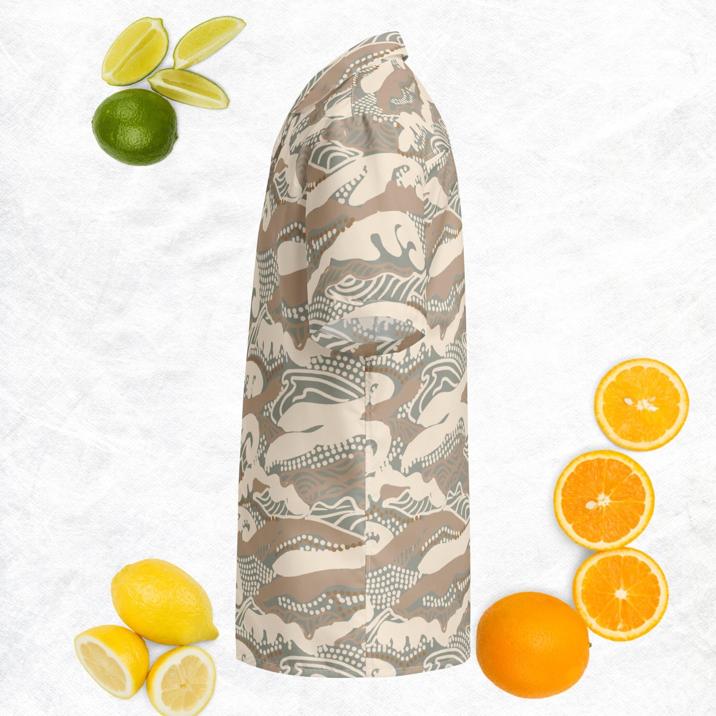 Stormy Waves Button Shirt