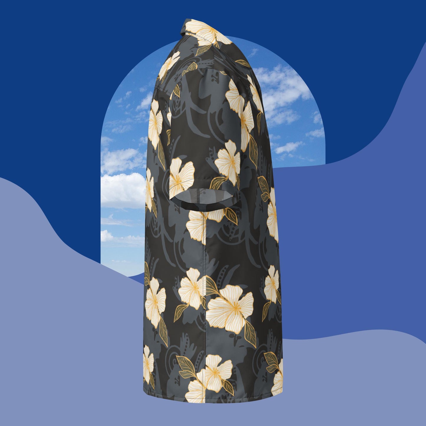 Midnight Paradisio Button Shirt