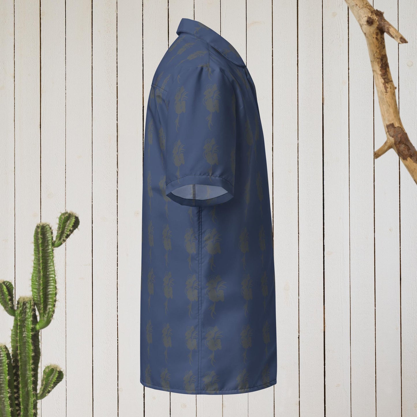 Midnight Paradisio Button Shirt