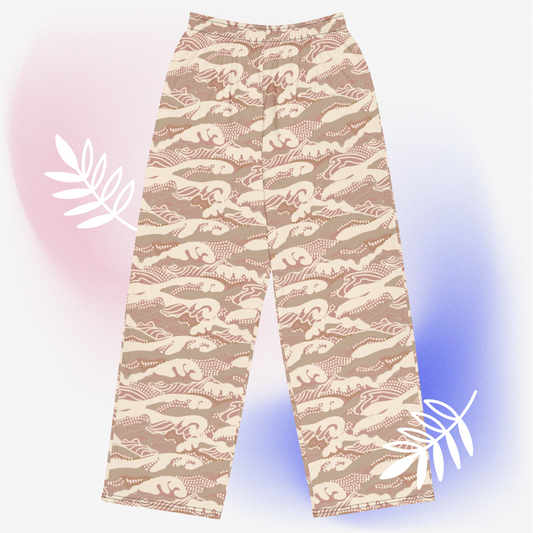 Wave Bold Wide Leg Pants