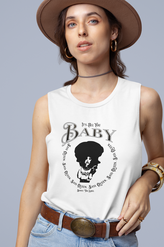 All You Rolled Cuffs Muscle Tee