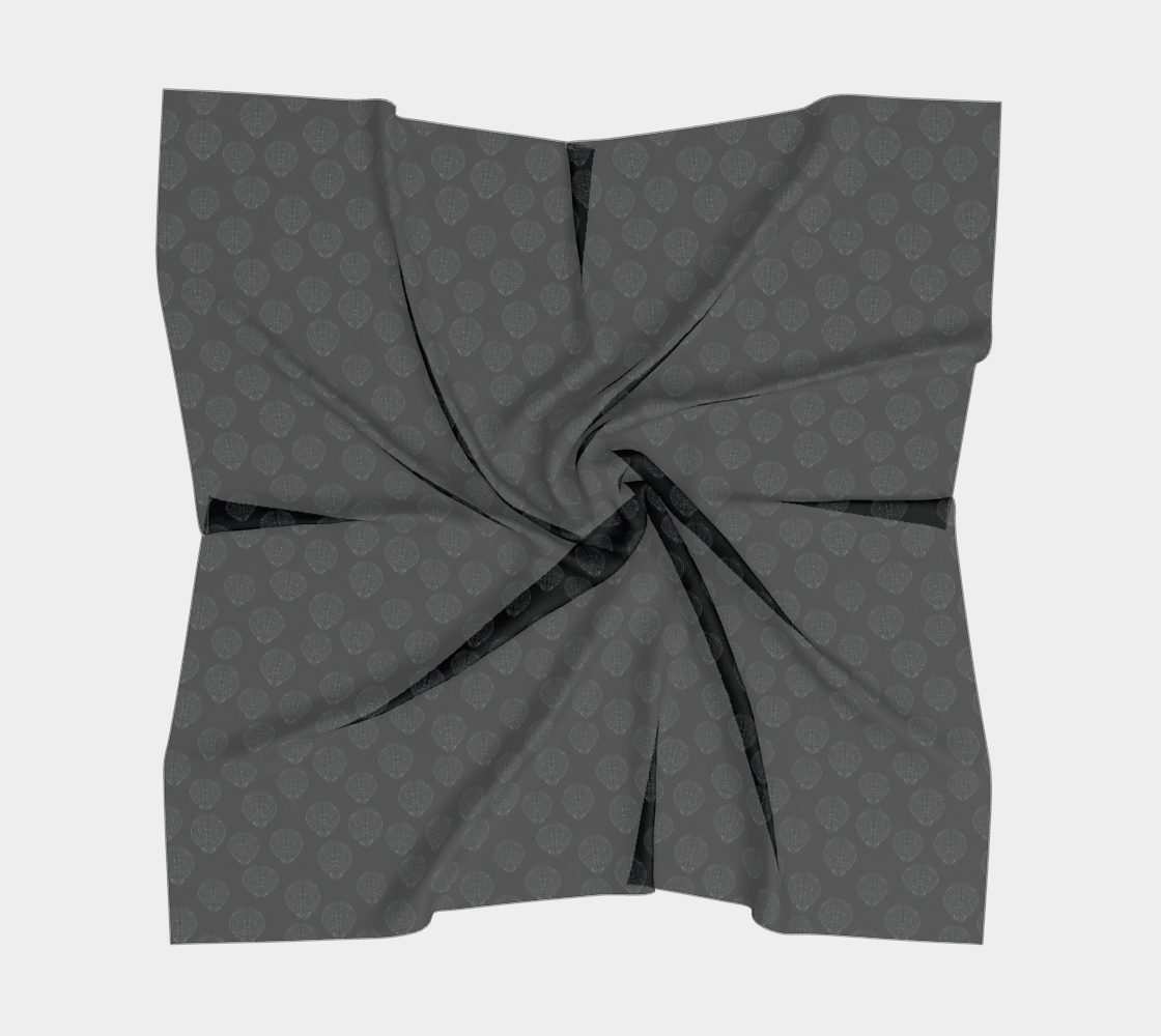 Urchin Black Scarf