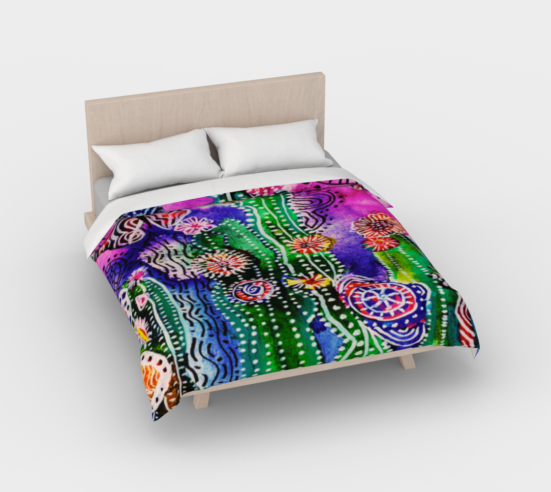 Cactus Grove Duvet Cover