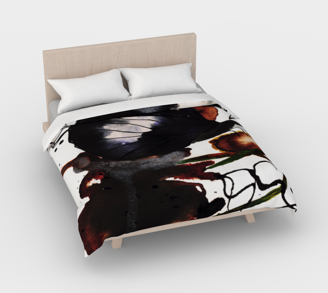 Moth to a Flame Duvet Cover