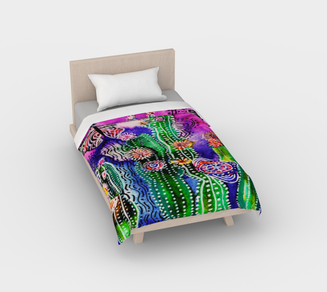 Cactus Grove Duvet Cover