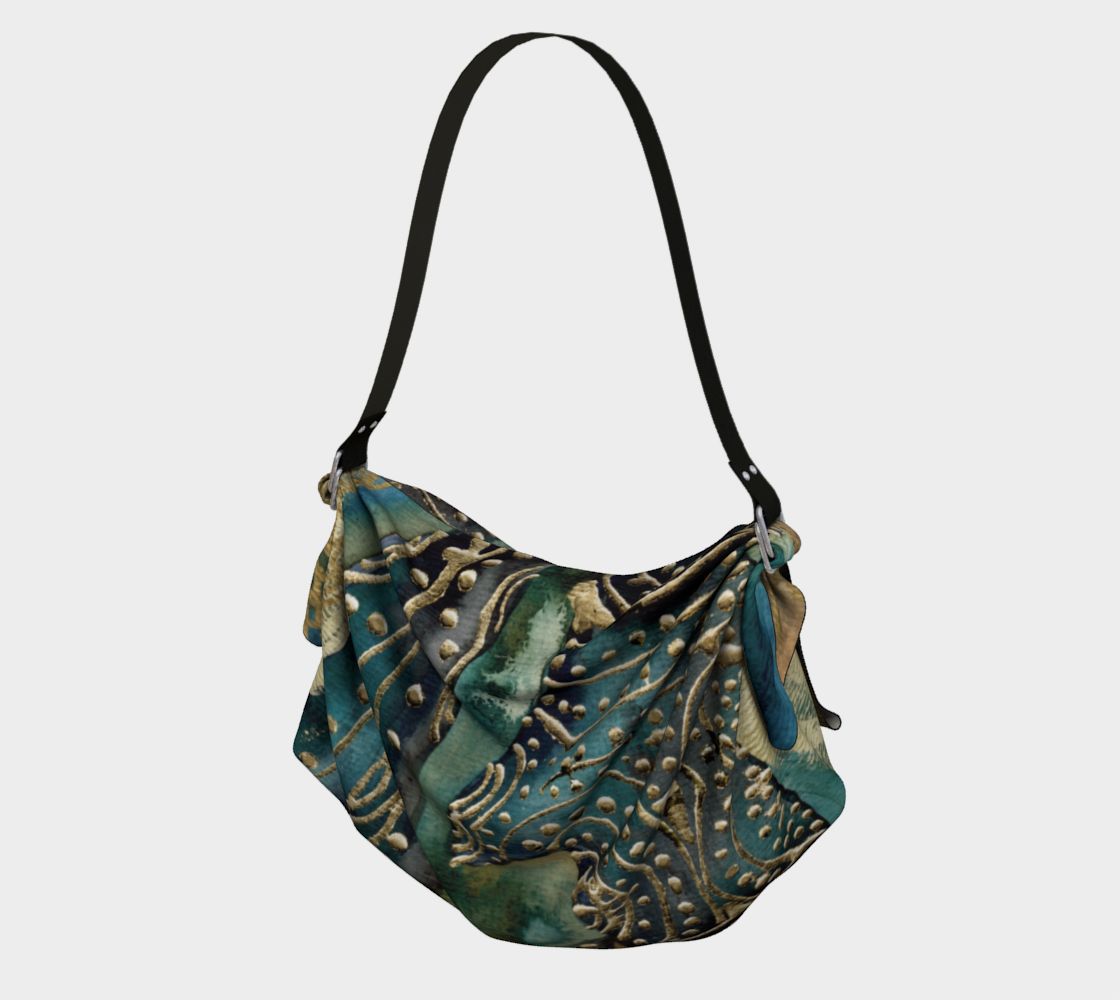 Whale Song Origami Tote