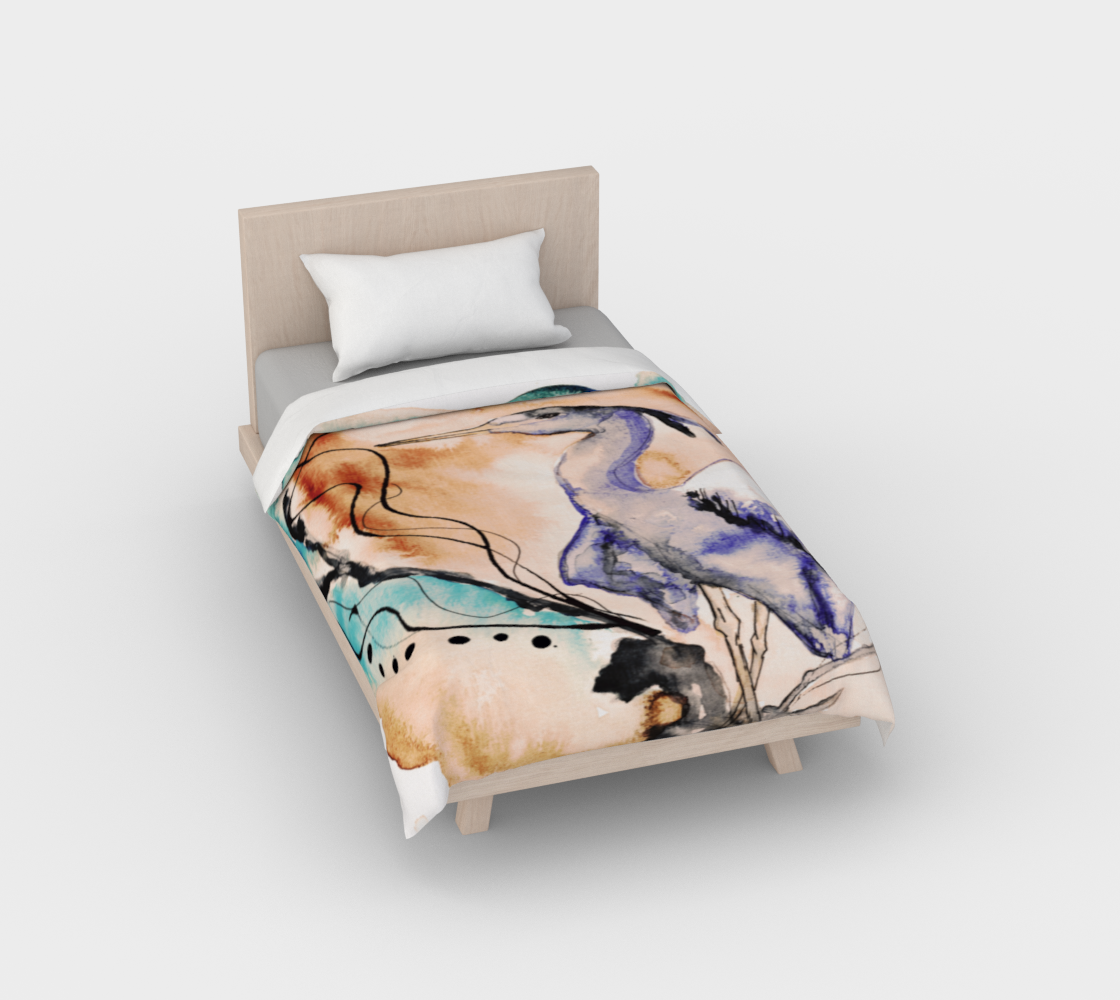 Heron Duvet Cover