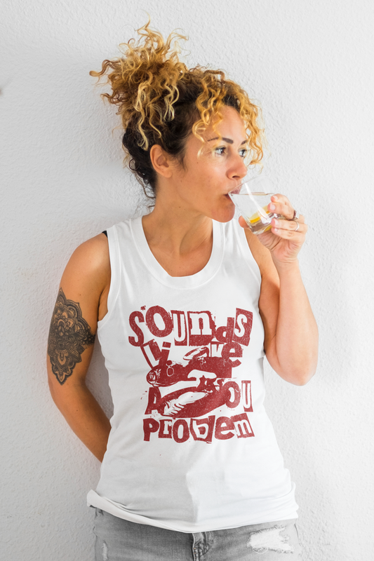 You Problem Rolled Cuffs Muscle Tee