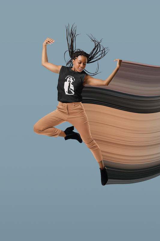 Wanna Be Me Rolled Cuffs Muscle Tee