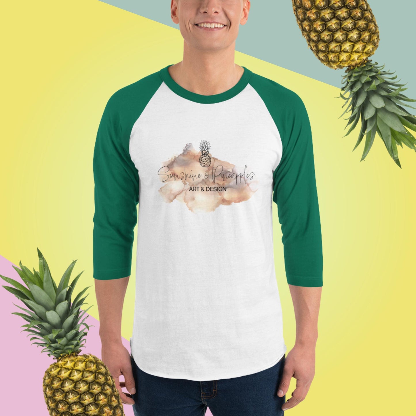 S&P Cloud Design Baseball Shirt