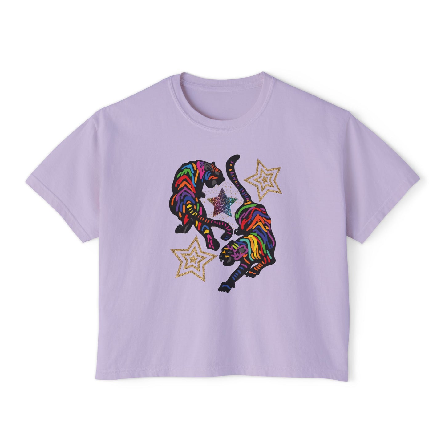 Rainbow Tiger Boxy Crop