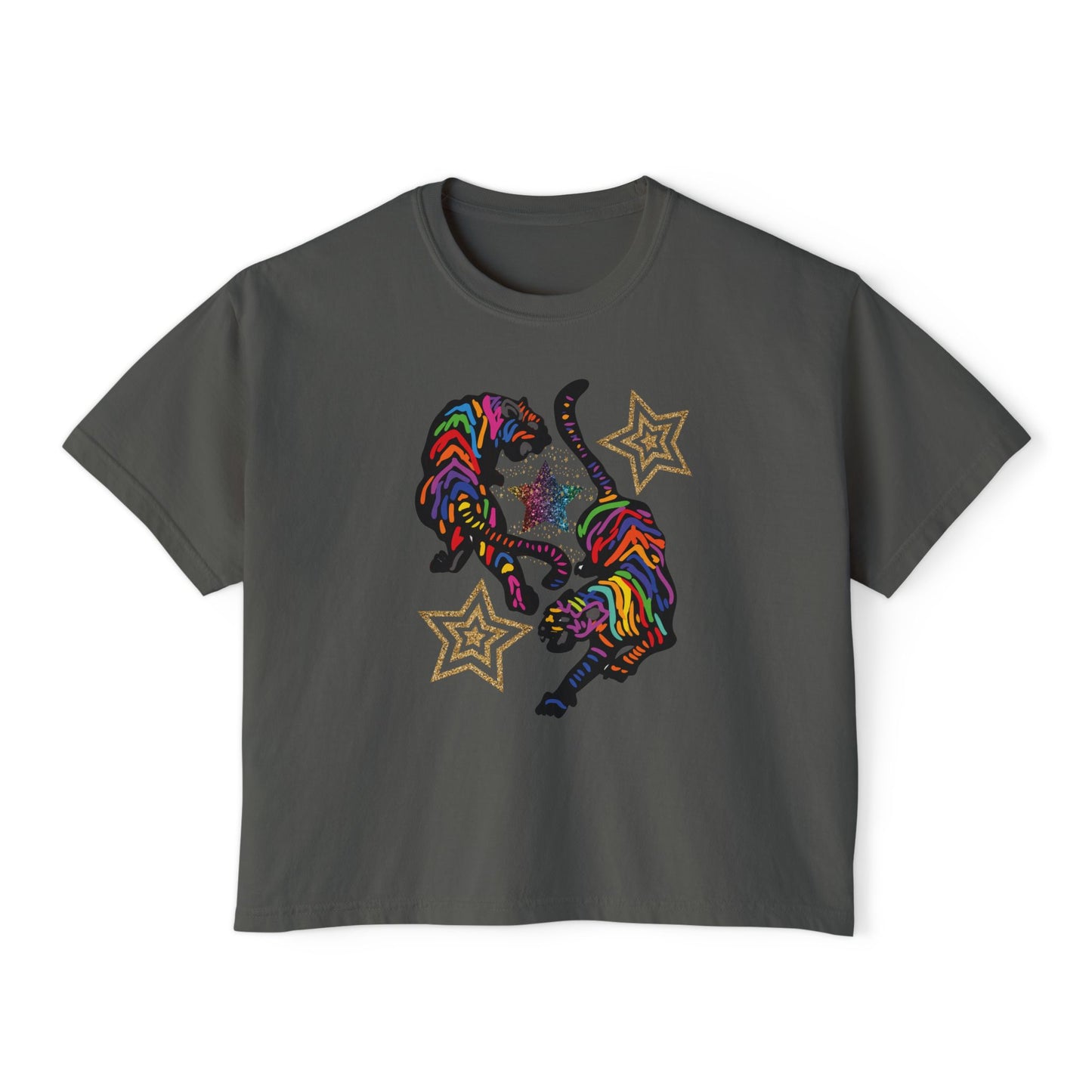 Rainbow Tiger Boxy Crop