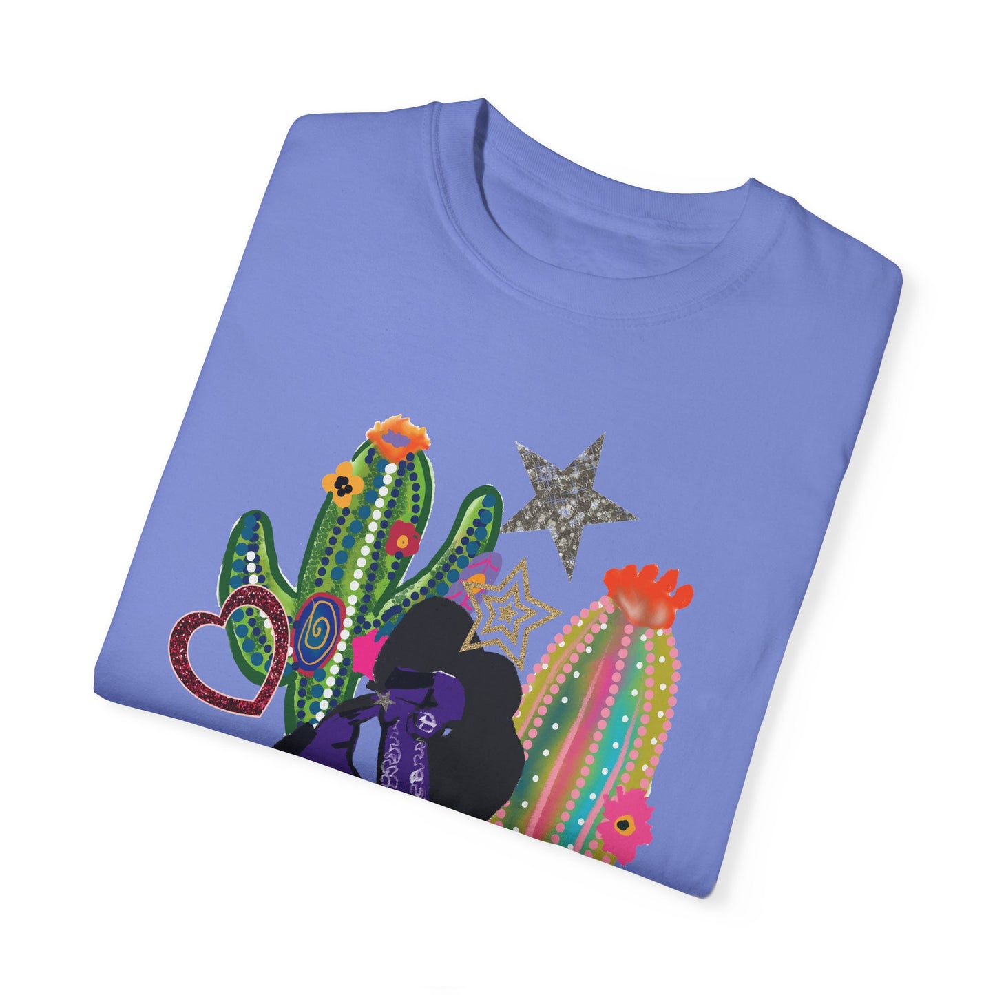 Purple Boots Summer Boxy Tee