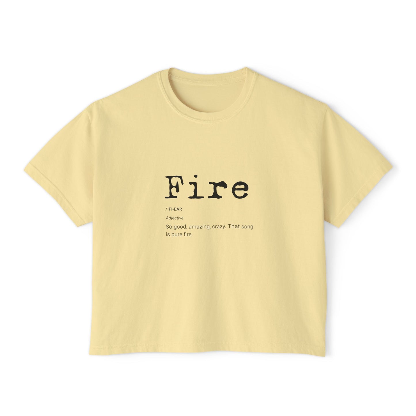 Fire Boxy Crop