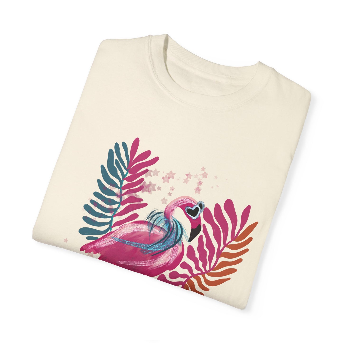 Flamingo Queen Summer Boxy Tee