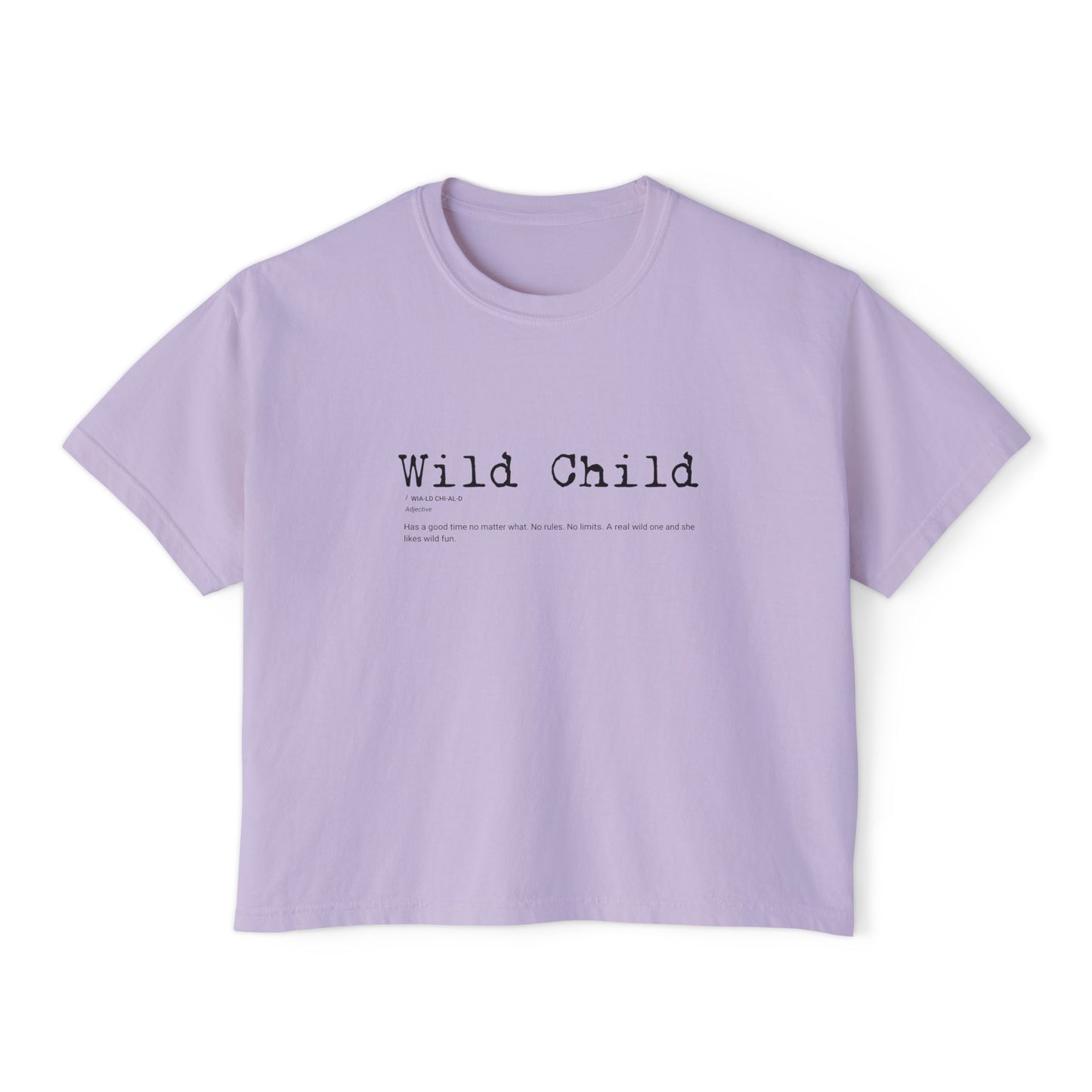 Wild Child Boxy Crop