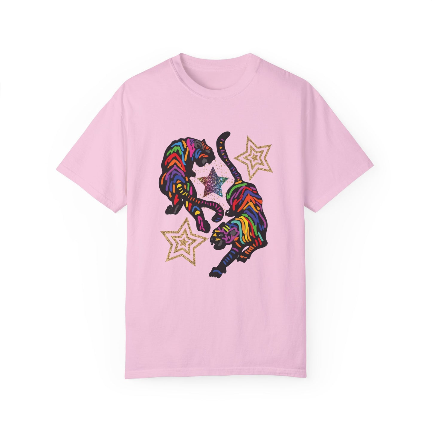 Rainbow Tiger Summer Boxy Tee