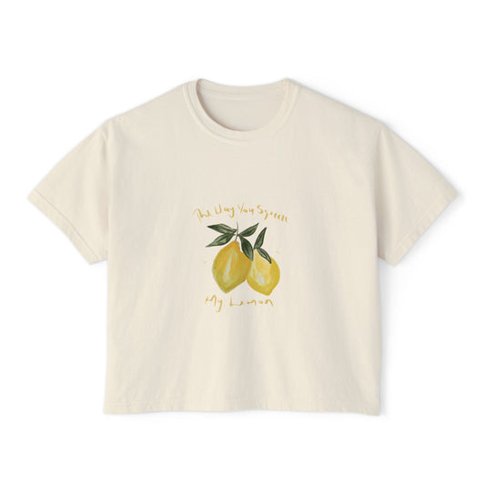Lemon Song Boxy Crop
