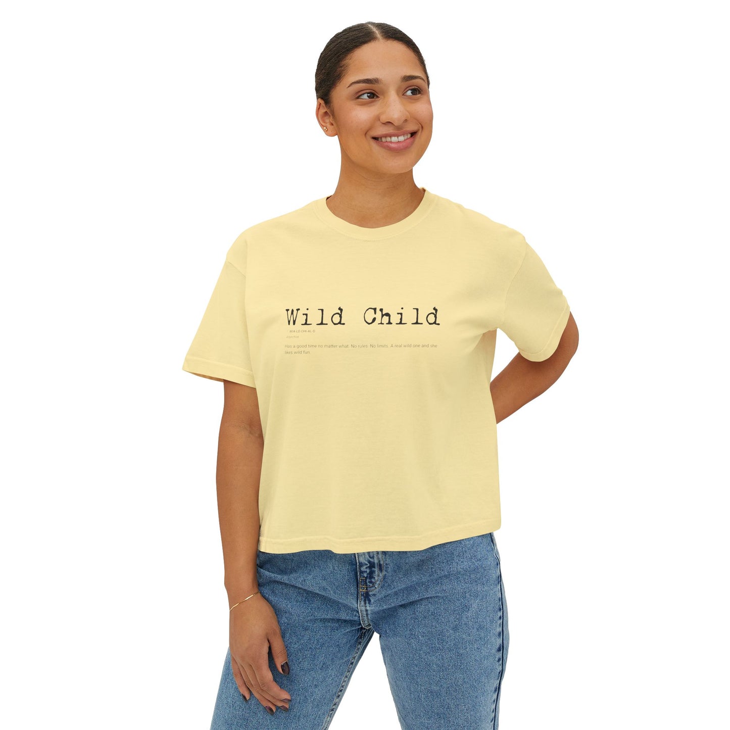 Wild Child Boxy Crop