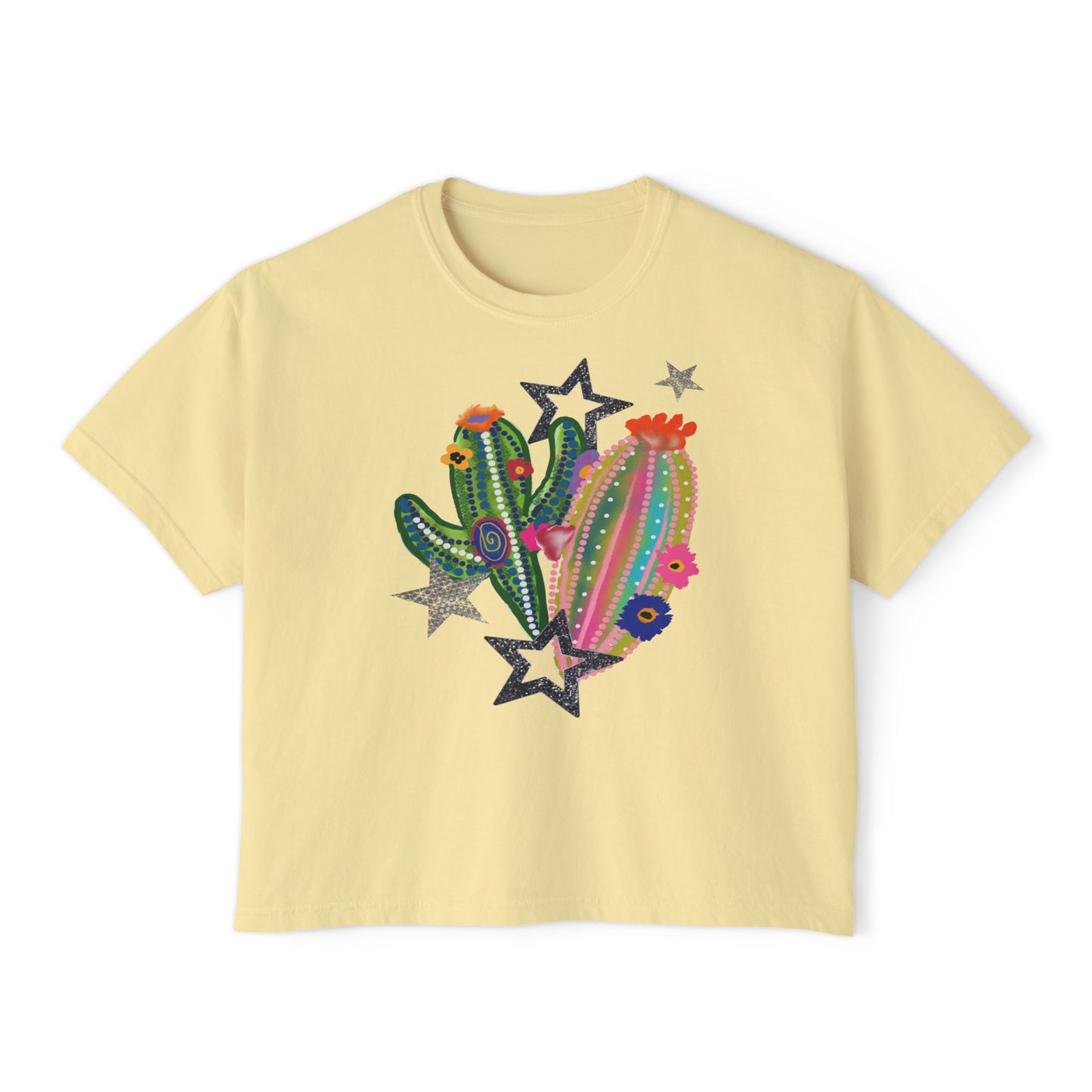 Baby Cactus Boxy Crop