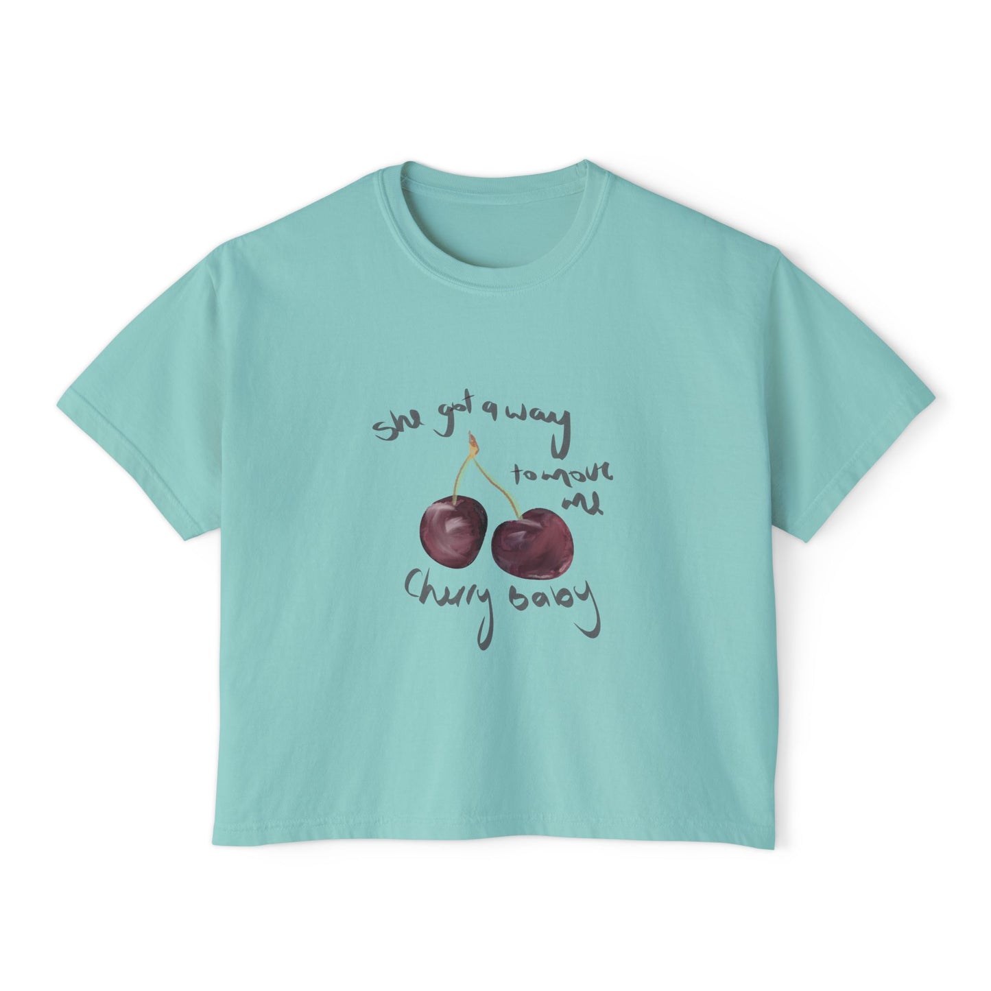 Cherry Baby Boxy Crop