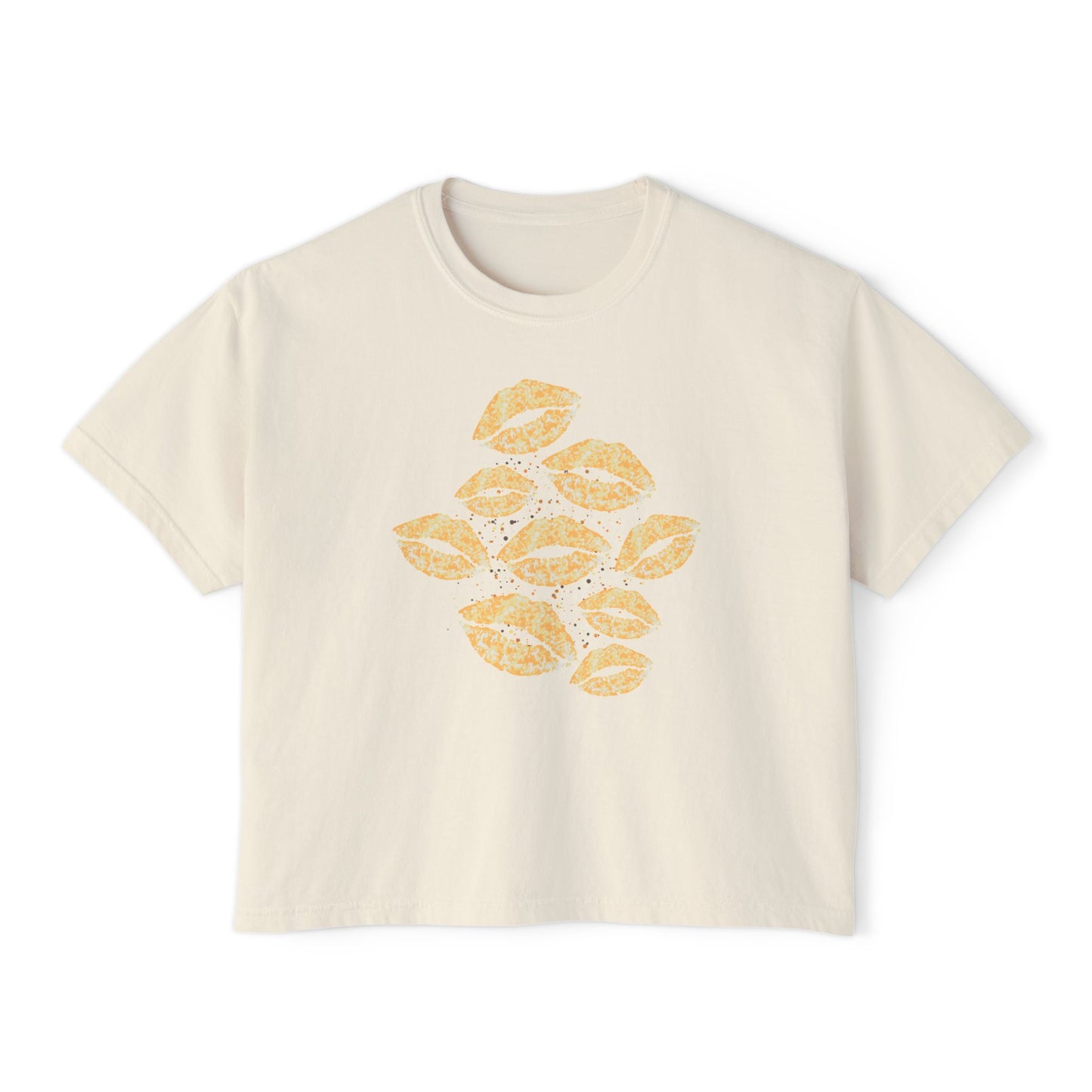 Golden Smooches Boxy Crop