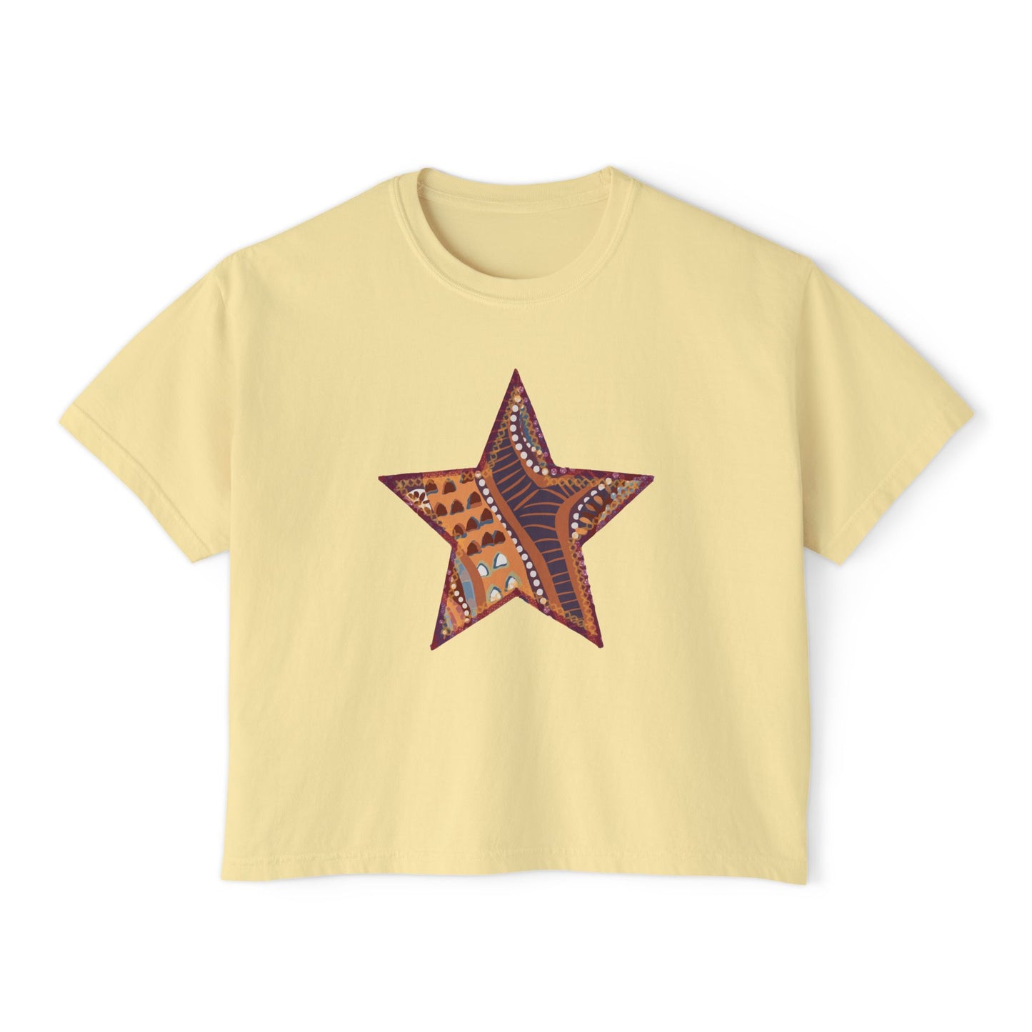 Ziggy Stardust Boxy Crop Tee