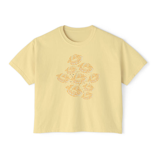 Golden Smooches Boxy Crop