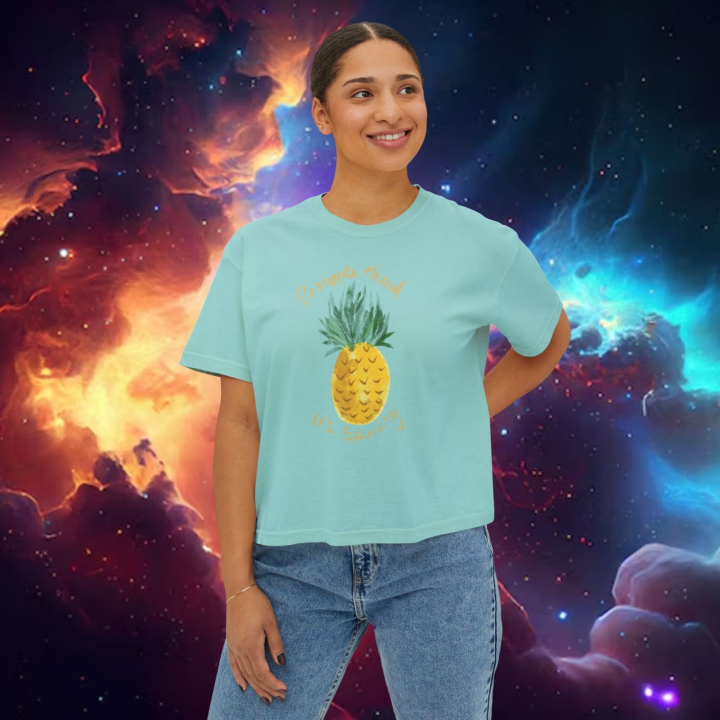 Pineapple Head Boxy Crop