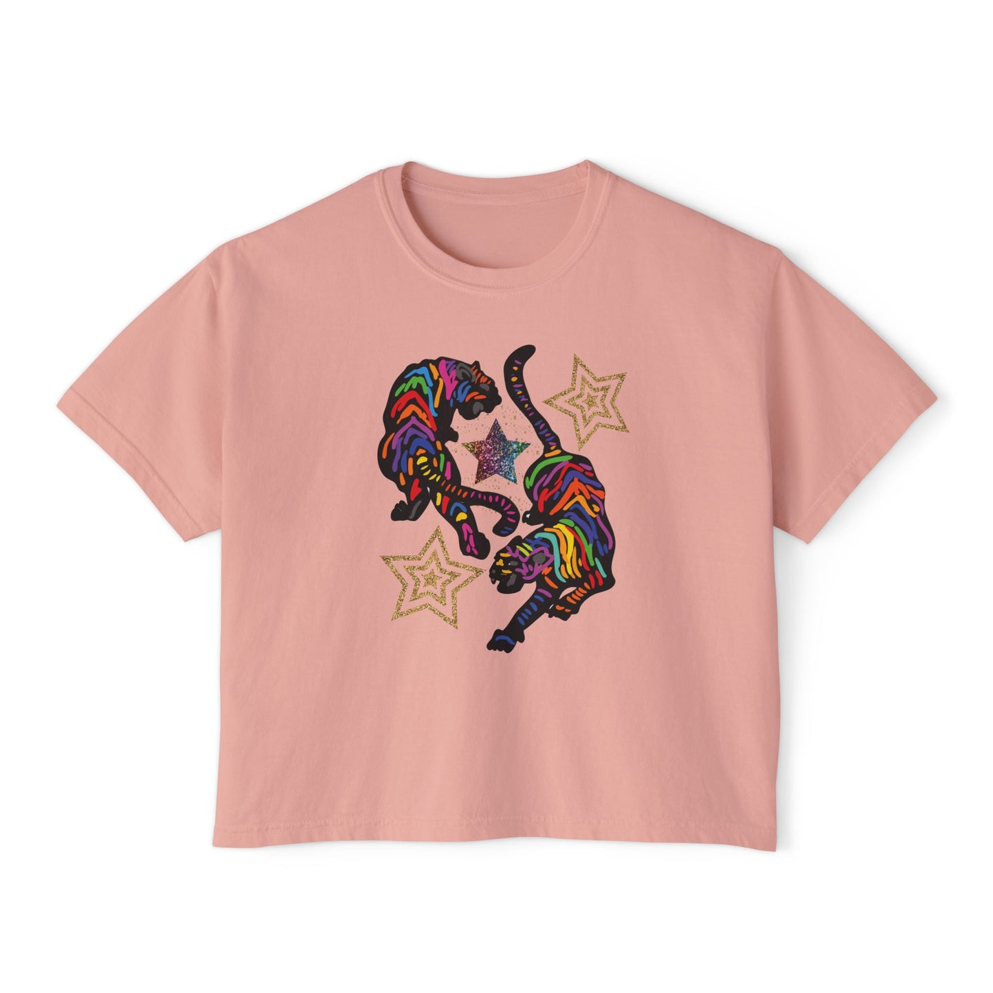 Rainbow Tiger Boxy Crop