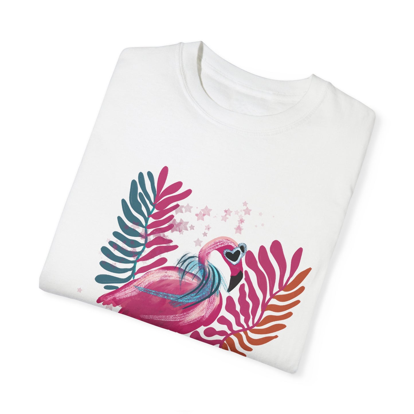 Flamingo Queen Summer Boxy Tee