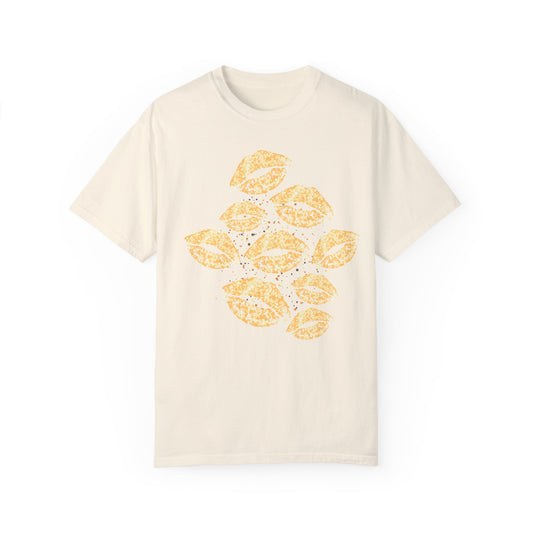 Gold Smooches Summer Boxy Tee