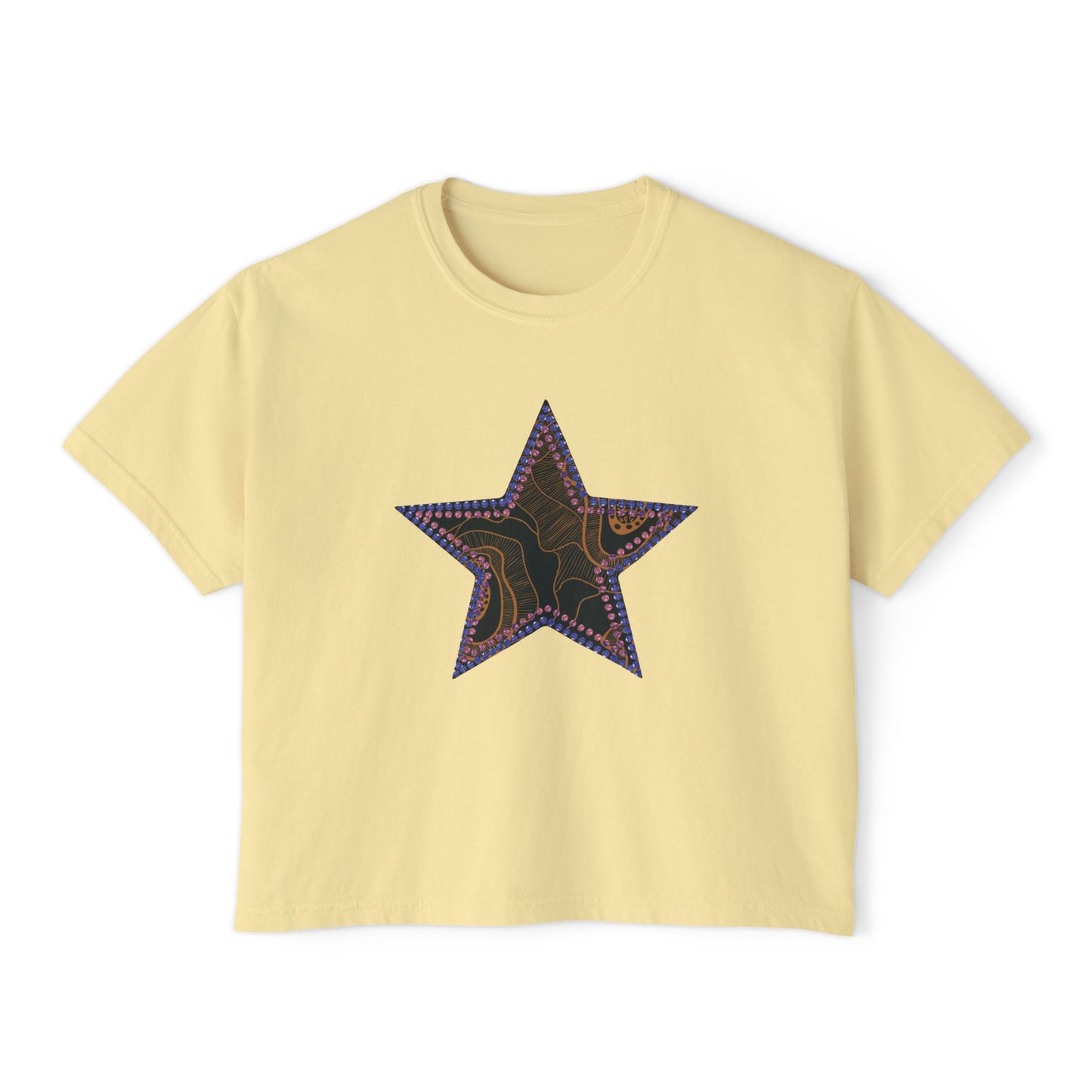 Shine Like It Does Boxy Crop Tee
