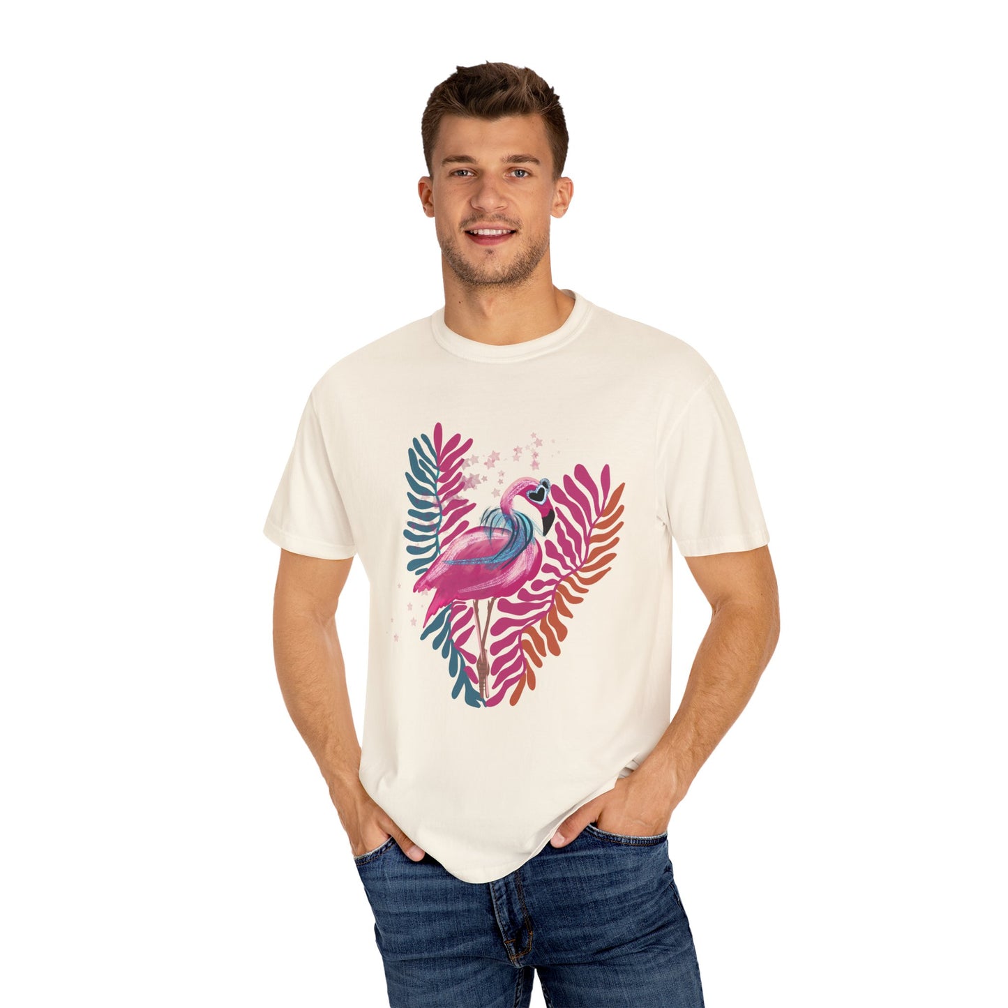 Flamingo Queen Summer Boxy Tee