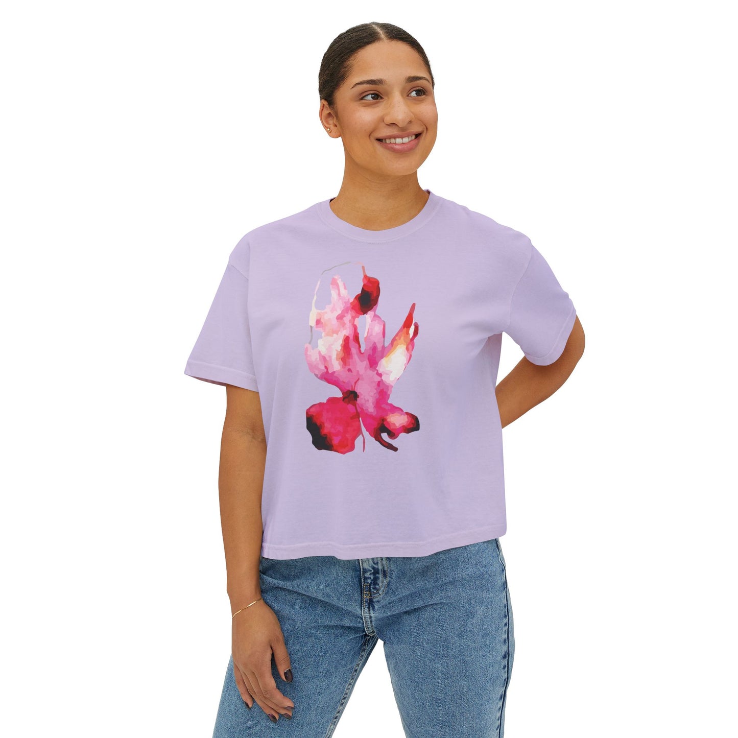 Wild Orchid Boxy Crop