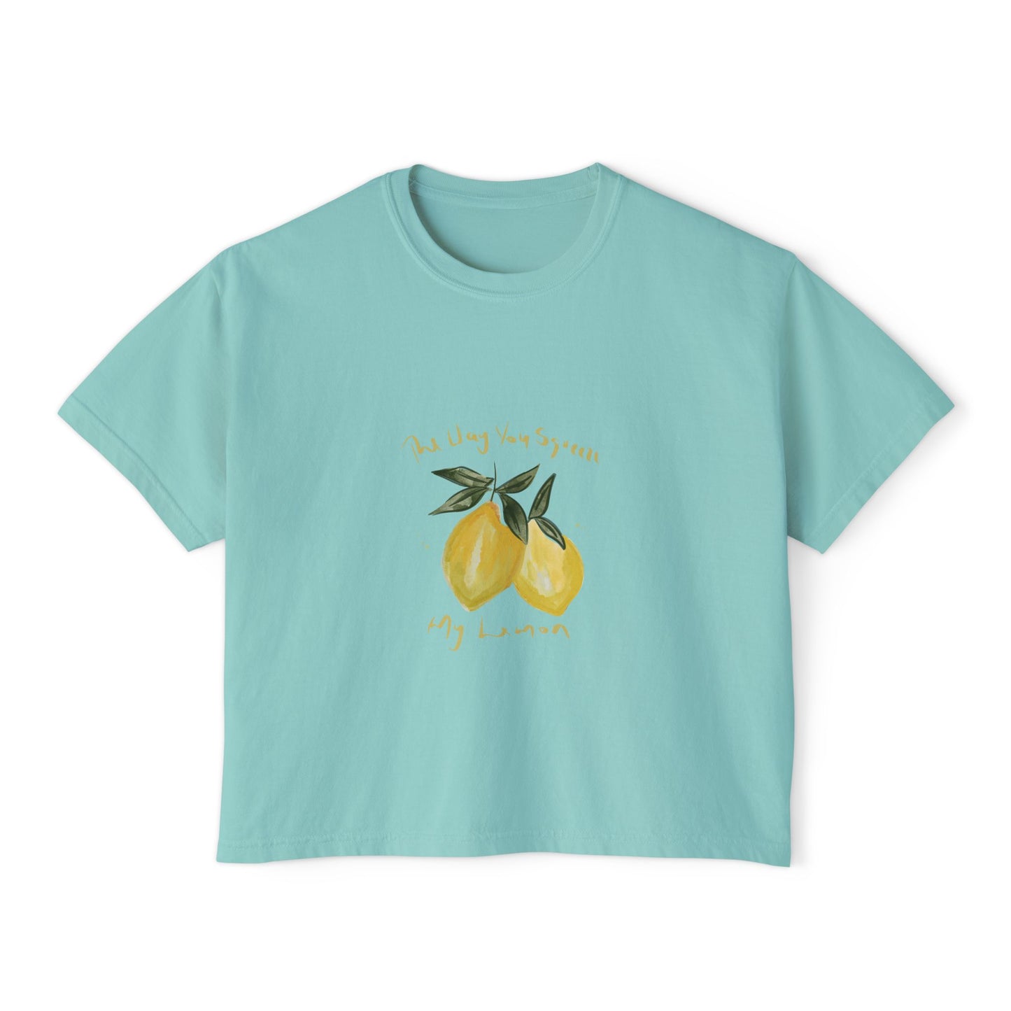Lemon Song Boxy Crop