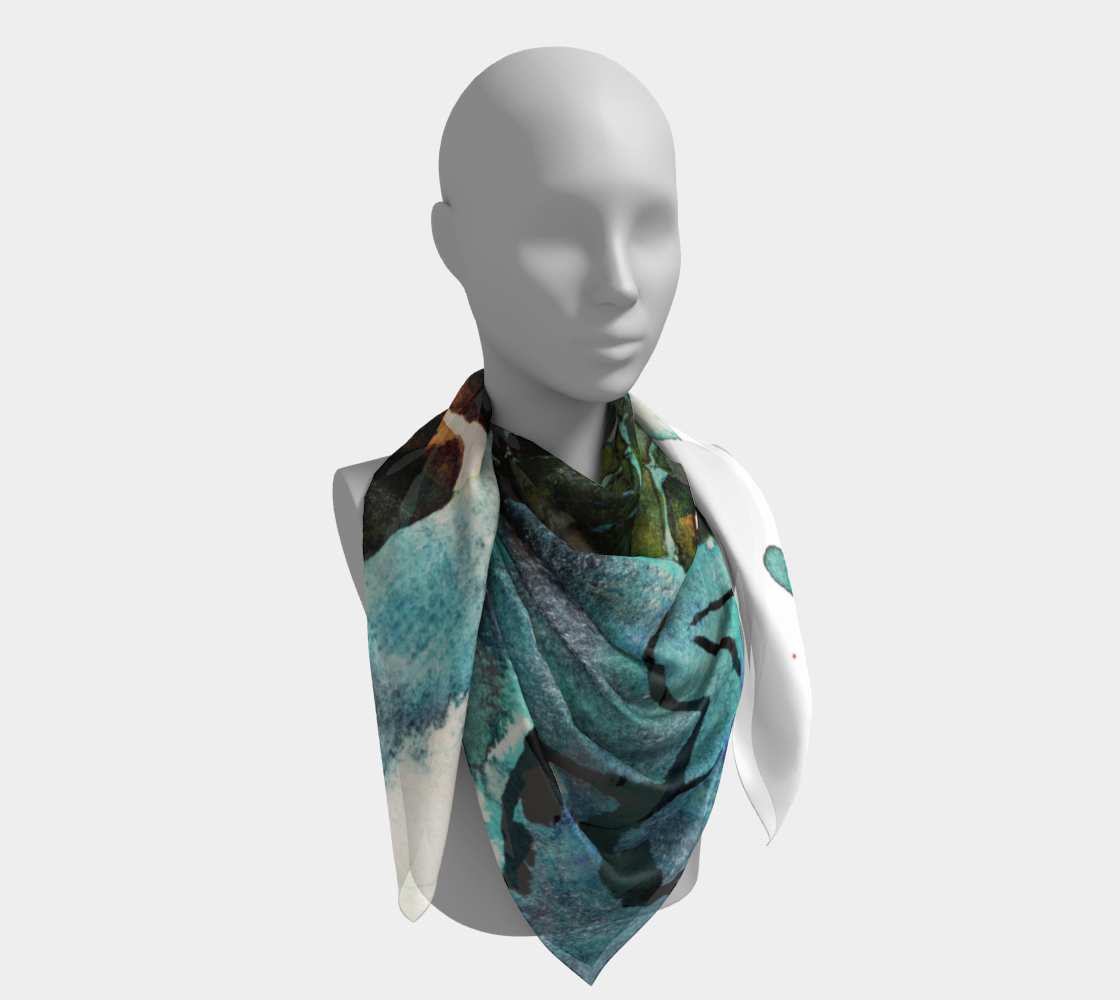 Saltwater Man Art Print Scarf