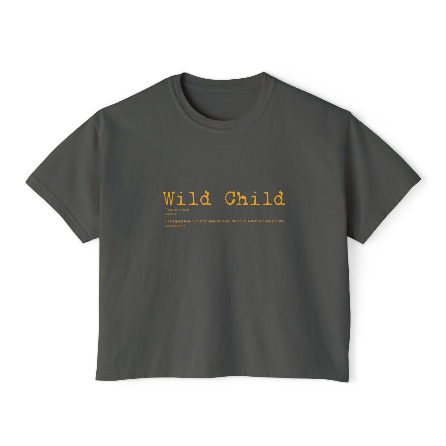 Wild Child Boxy Crop