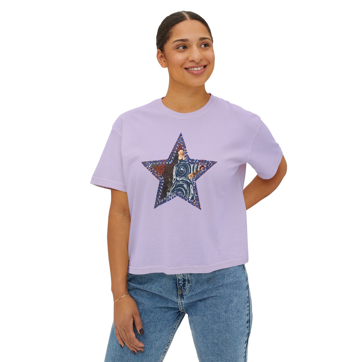 Starman Boxy Crop Tee