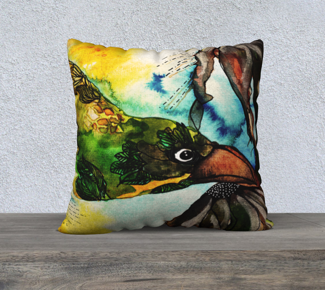 Honey Eater Cushion