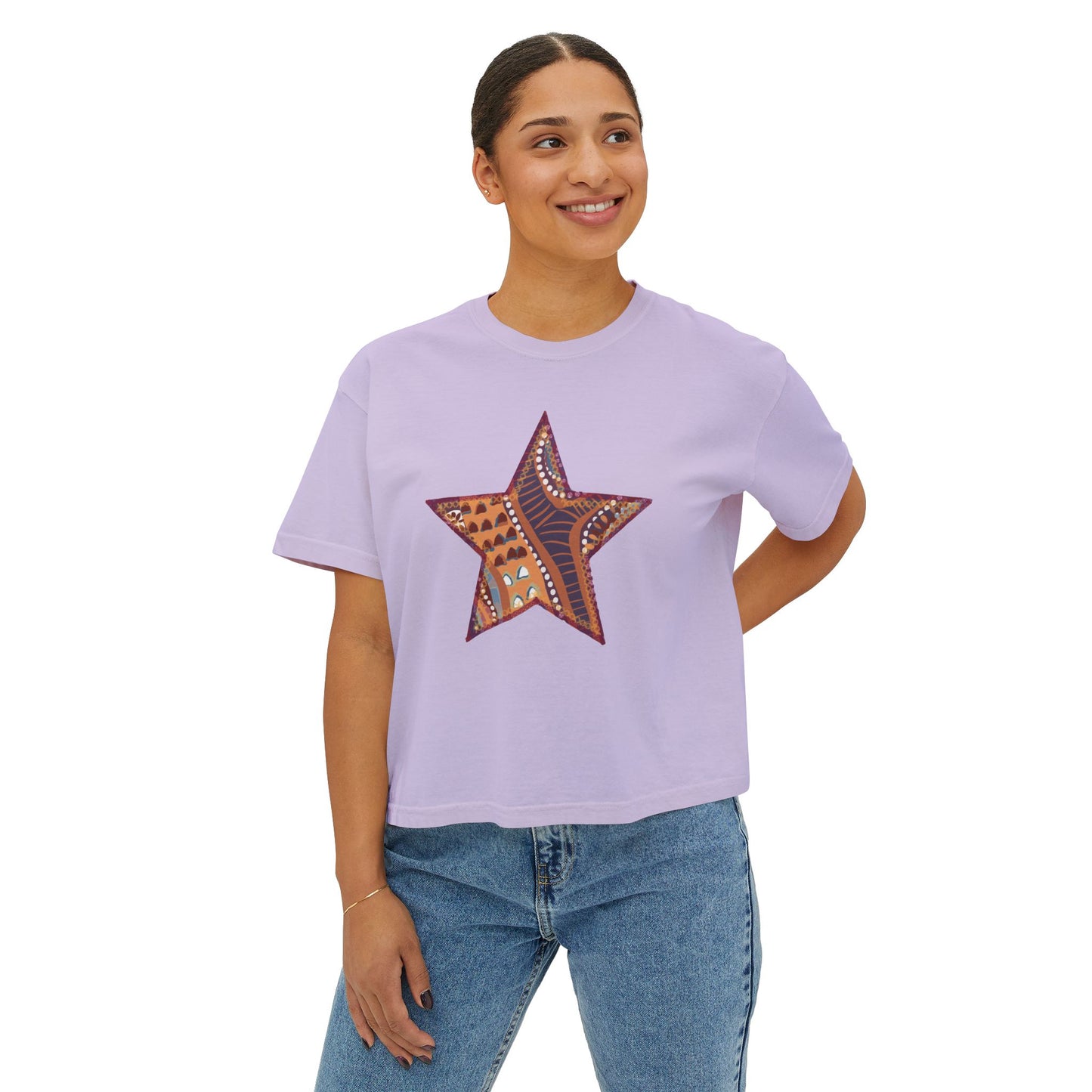 Ziggy Stardust Boxy Crop Tee