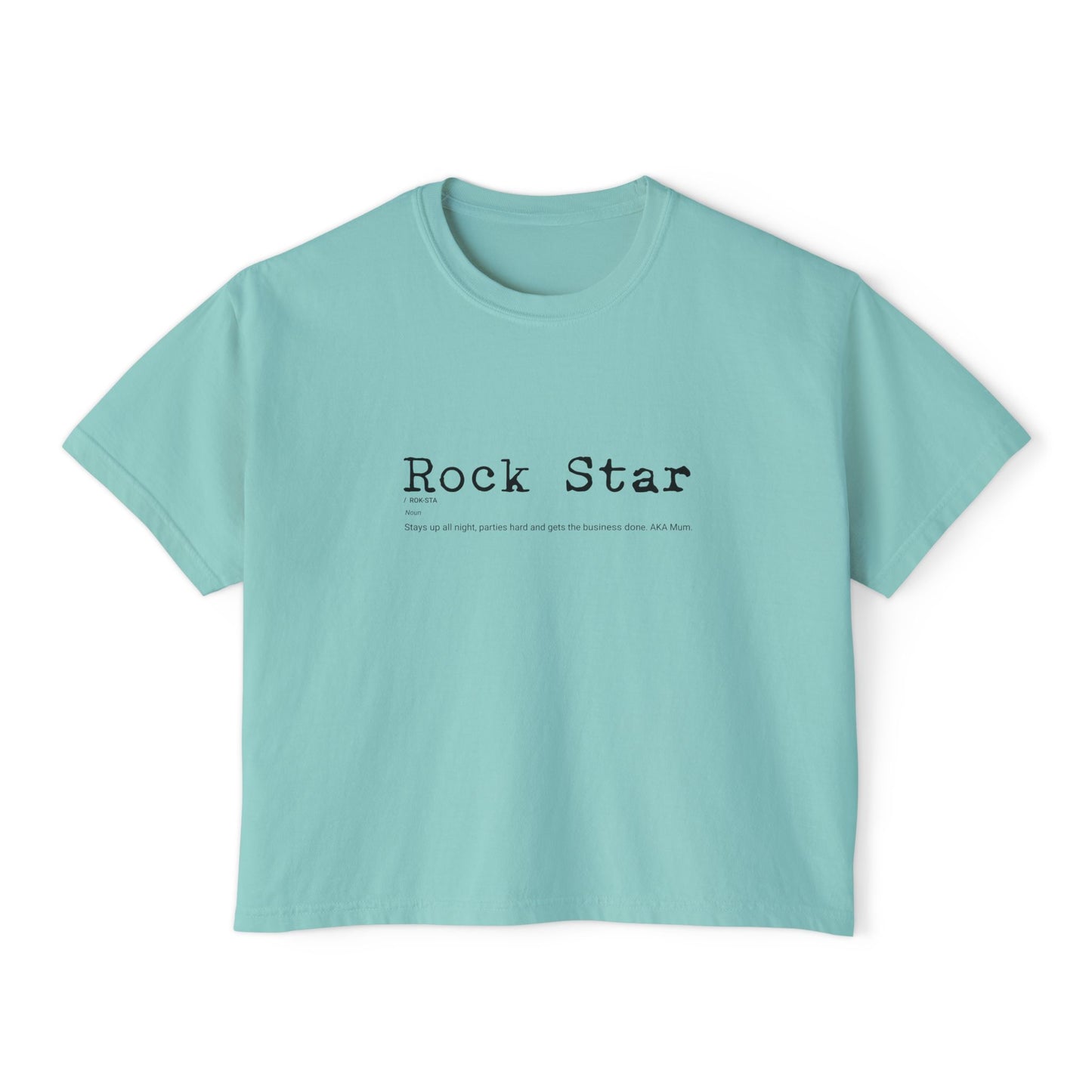 Rock Star Boxy Crop