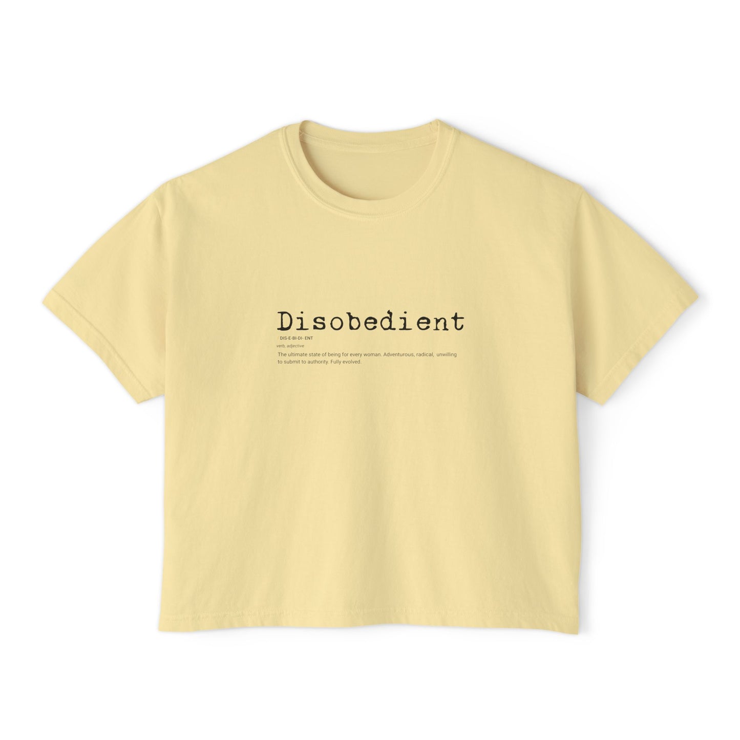 Disobedient Boxy Crop